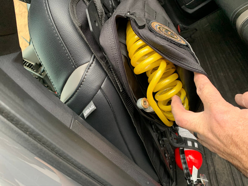 Load image into Gallery viewer, Off-Road Seat Back Panel Kit with Shovel - Hammer - Fire Extinguisher
