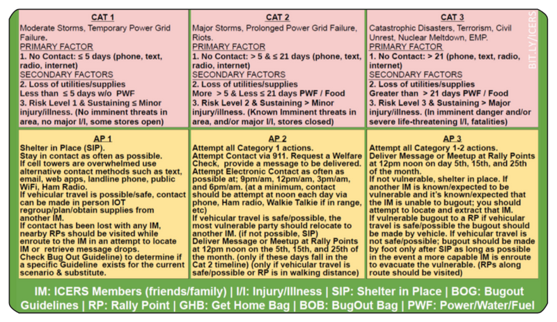 Load image into Gallery viewer, ICERS Quick Reference Decals - A supplement to the In Case of Emergency Response System
