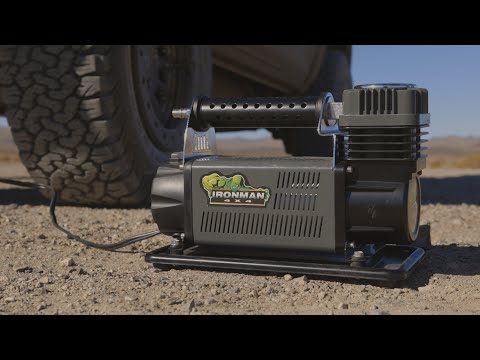 Load and play video in Gallery viewer, Ironman 4X4 Air Champ 3.2CFM 12v Portable Air Compressor
