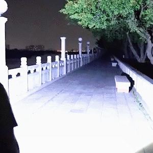 Load image into Gallery viewer, Ultra Bright Waterproof Outdoor LED Flashlight with Side Lamp
