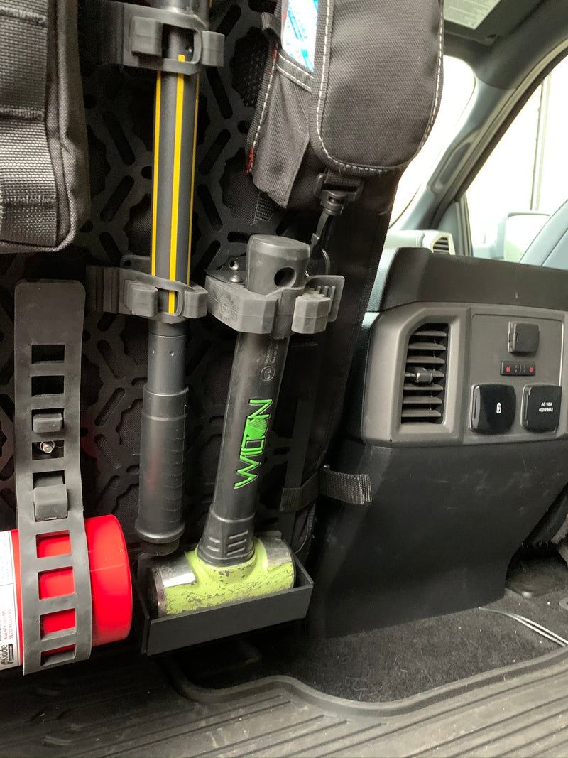 Load image into Gallery viewer, Off-Road Seat Back Panel Kit with Shovel - Hammer - Fire Extinguisher
