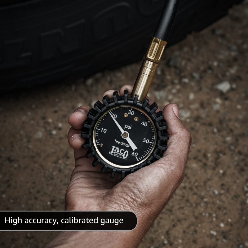 Load image into Gallery viewer, RapidFlow™ Tire Deflator Gauge (0-60 PSI) | Rapid Off-Road Air Down Kit
