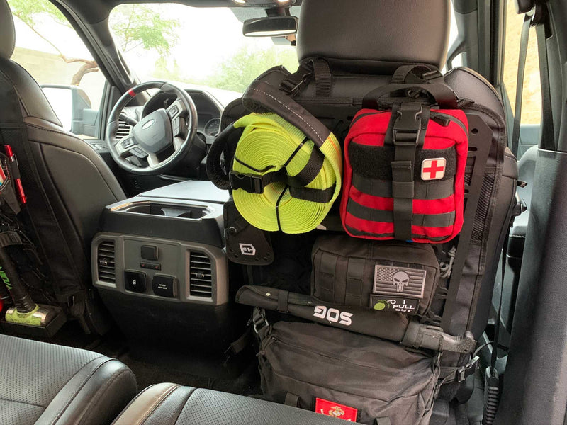 Load image into Gallery viewer, Off-Road Seat Back Panel Kit with Recovery Gear
