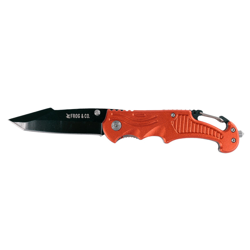 Load image into Gallery viewer, Red Survival Pocket Knife

