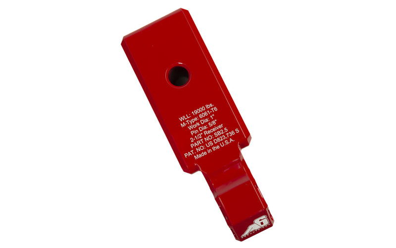 Load image into Gallery viewer, Shackle Block 2.5&quot; - Red
