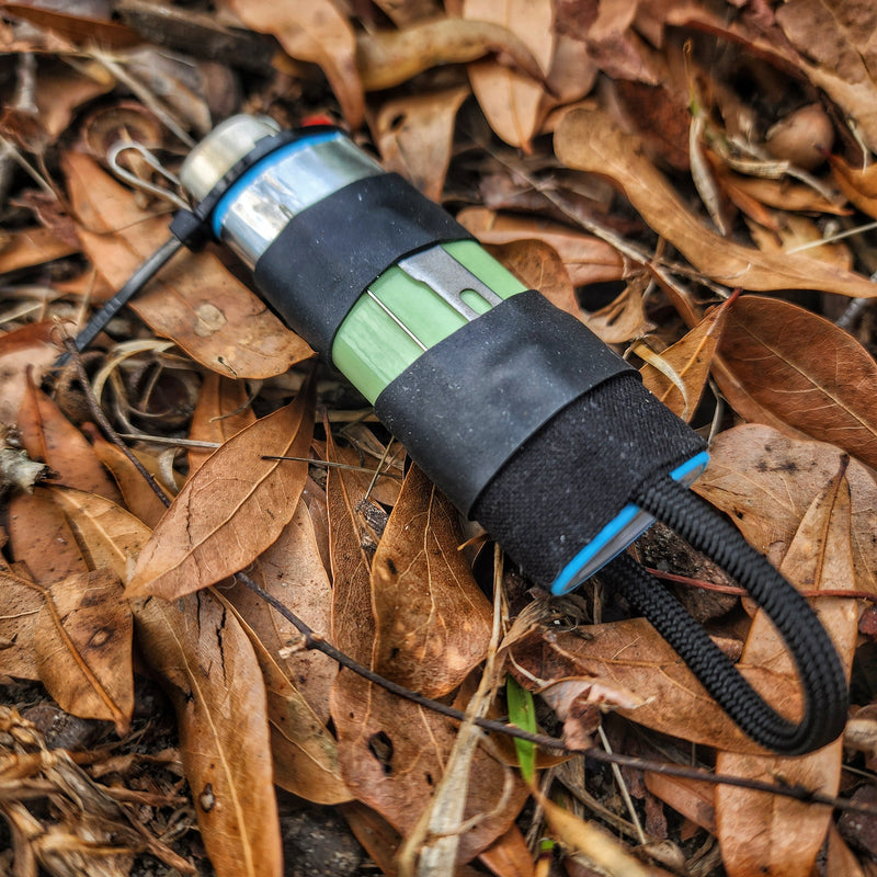 Load image into Gallery viewer, Survival Kit Lighter - Fire Starter outfitted with supplies.
