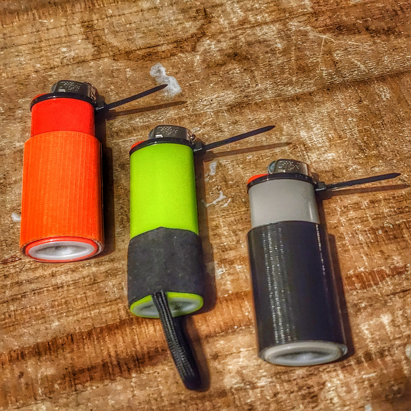 Load image into Gallery viewer, Survival Kit Lighter - Fire Starter outfitted with supplies.
