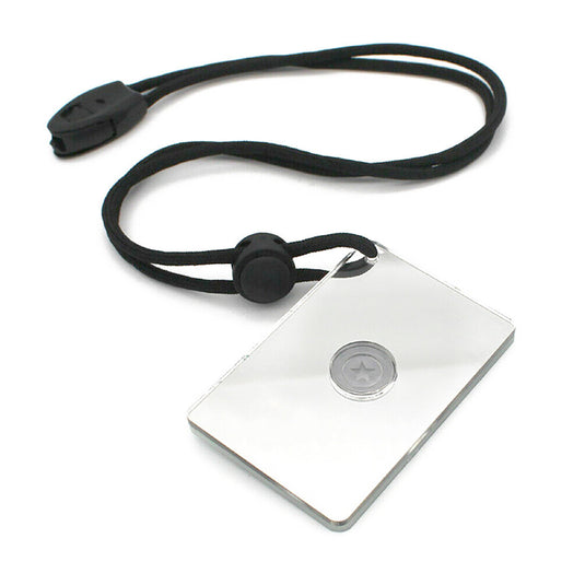 Emergency Signaling Mirror with Targeting Star for Hiking, Backpacking, Kayaking, Boating