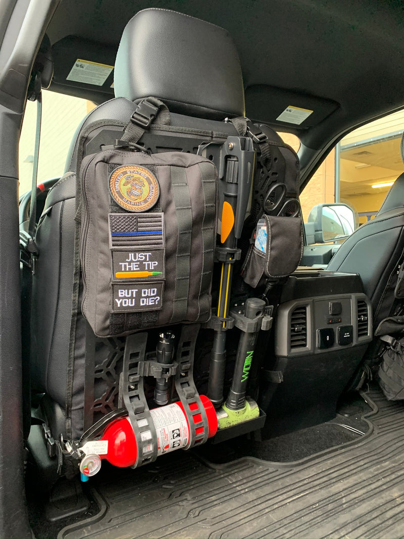 Load image into Gallery viewer, Off-Road Seat Back Panel Kit with Shovel - Hammer - Fire Extinguisher
