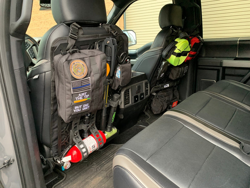 Load image into Gallery viewer, Off-Road Seat Back Panel Kit with Shovel - Hammer - Fire Extinguisher
