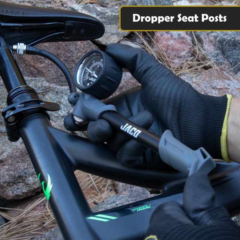 Load image into Gallery viewer, ShockPro™ Mountain Bike Shock Pump with Gauge - 300 PSI

