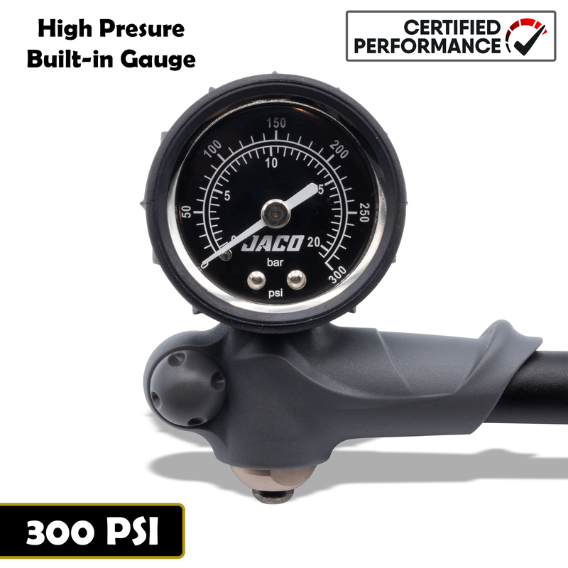 Load image into Gallery viewer, ShockPro™ Mountain Bike Shock Pump with Gauge - 300 PSI
