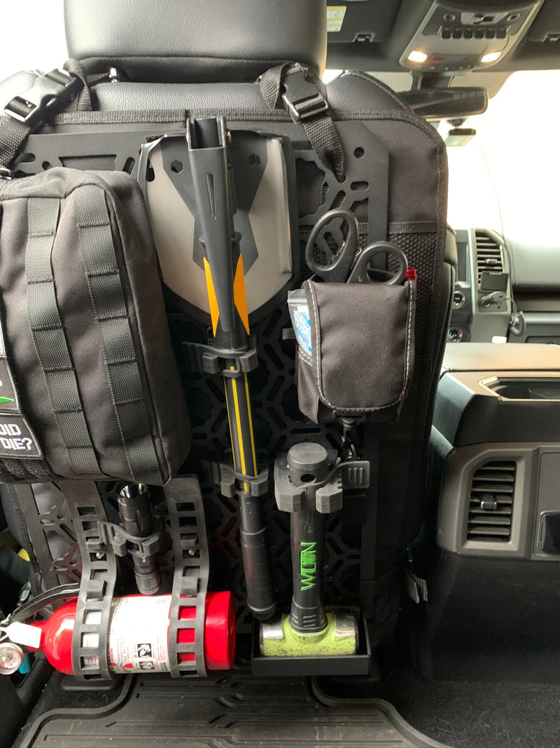 Load image into Gallery viewer, Off-Road Seat Back Panel Kit with Shovel - Hammer - Fire Extinguisher
