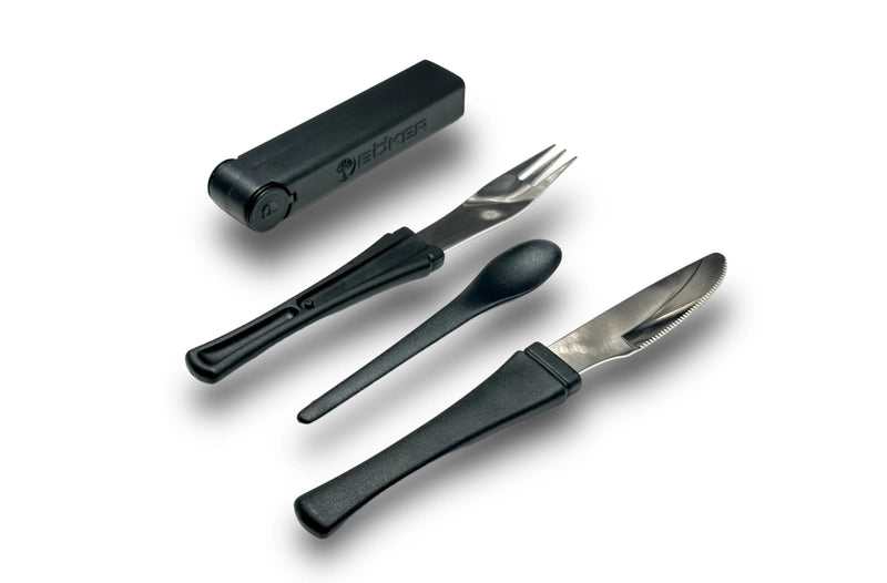 Load image into Gallery viewer, SnacPac Utensils Kit ( Fork, Spoon, Knife, Salt &amp; Pepper Shaker )
