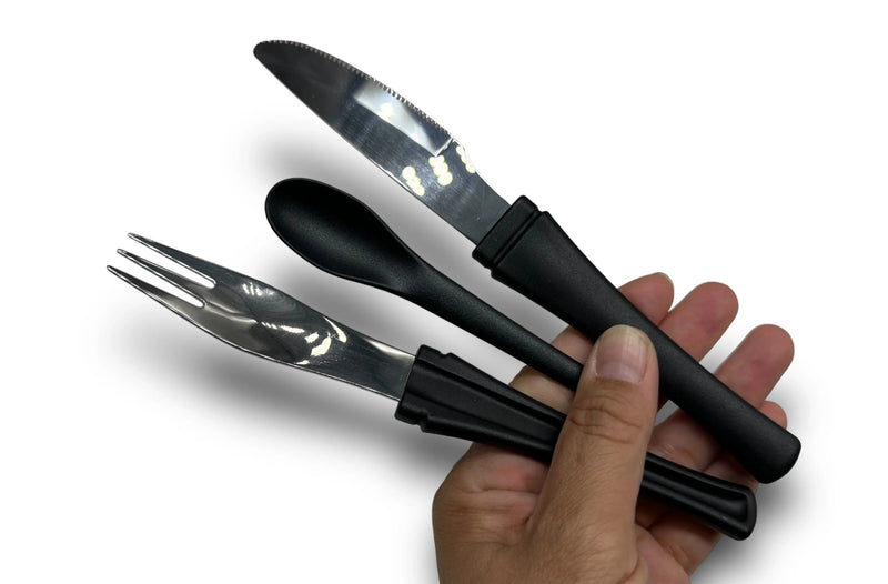Load image into Gallery viewer, SnacPac Utensils Kit ( Fork, Spoon, Knife, Salt &amp; Pepper Shaker )
