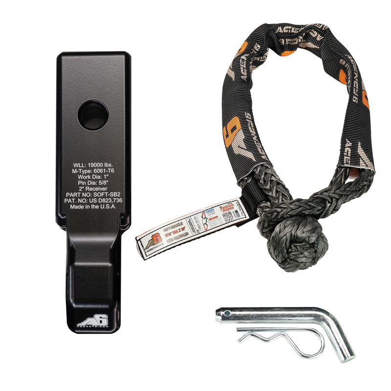 Load image into Gallery viewer, Soft Shackle Block 2&quot; Assembly
