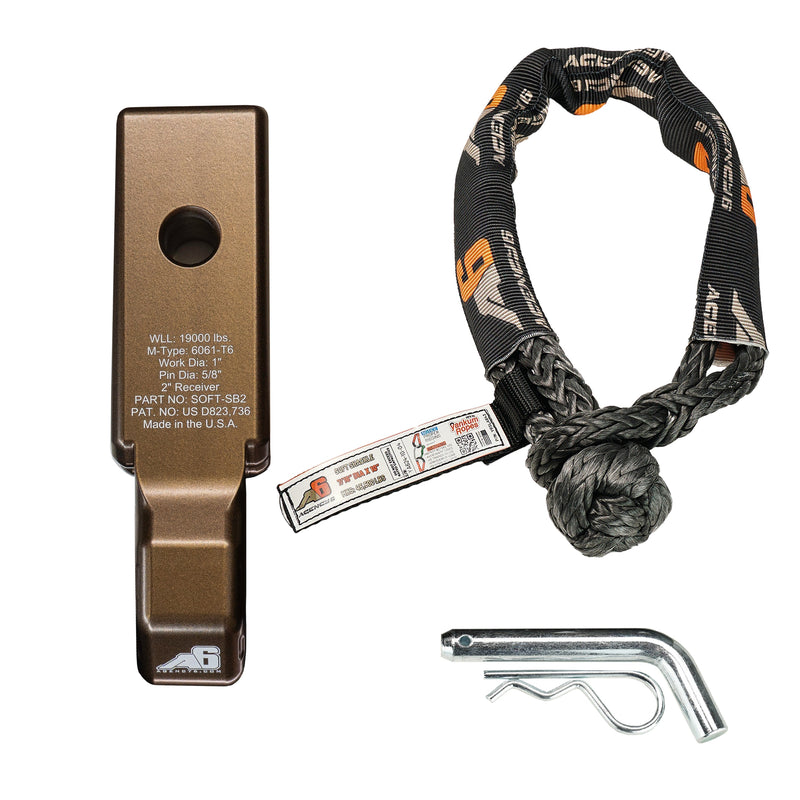 Load image into Gallery viewer, Soft Shackle Block 2&quot; Assembly
