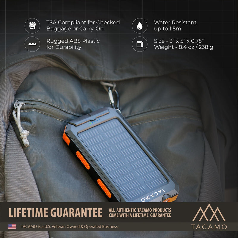 Load image into Gallery viewer, Solar Power Bank, USB Rechargeable
