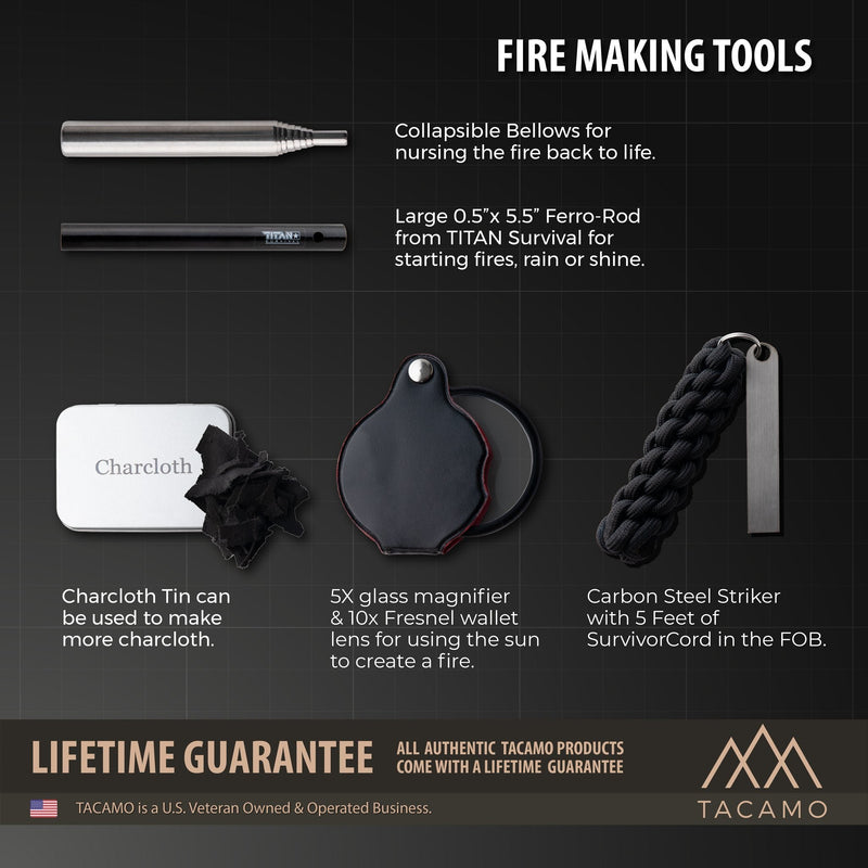 Load image into Gallery viewer, TACAMO 15-Piece Emergency Fire Kit
