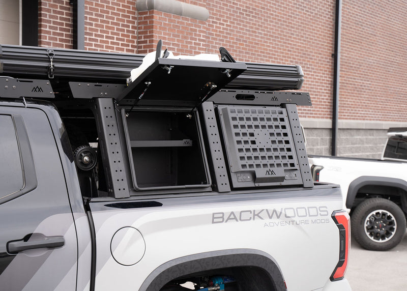 Load image into Gallery viewer, Aluminum Bed Rack Storage Box - Toyota Tundra

