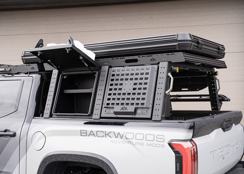 Load image into Gallery viewer, Aluminum Bed Rack Storage Box - Toyota Tundra
