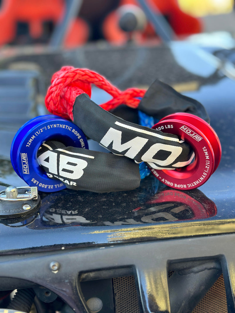 Load image into Gallery viewer, Soft Shackle 1/2&#39;&#39; x 22&#39;&#39; with sleeve and bag (Set of 2 Shackles) (Lifetime Warranty)
