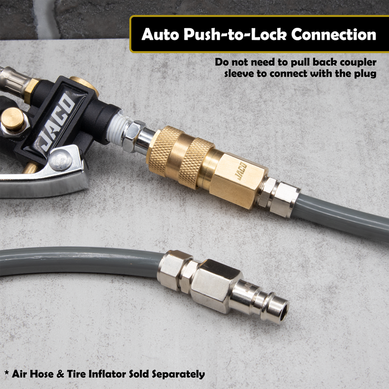 Load image into Gallery viewer, Hi-Flo Quick Connect Air Fittings | Plug &amp; Coupler Kit - 1/4&quot; NPT (Set of 12)
