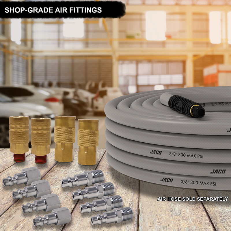 Load image into Gallery viewer, Industrial Quick Connect Air Fittings | Plug &amp; Coupler Kit - 1/4&quot; NPT (Set of 12)
