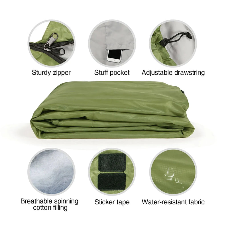 Load image into Gallery viewer, Ultralight Camping Sleeping Bag for Warm Weather,Green Blue Black Navy Blue
