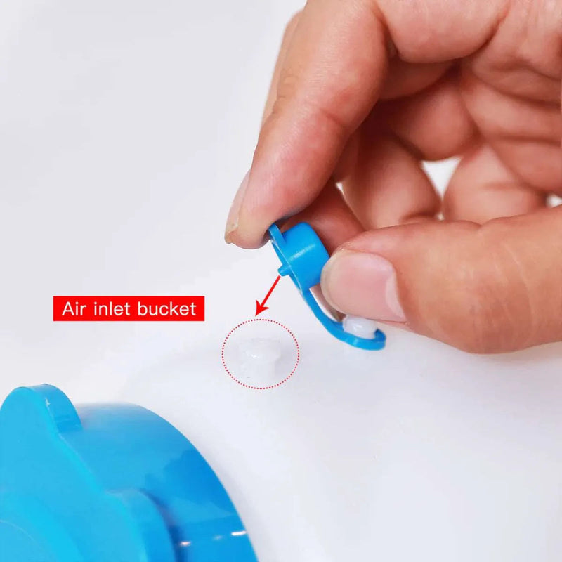 Load image into Gallery viewer, Portable Camping Water Container with Spigot and Wheels
