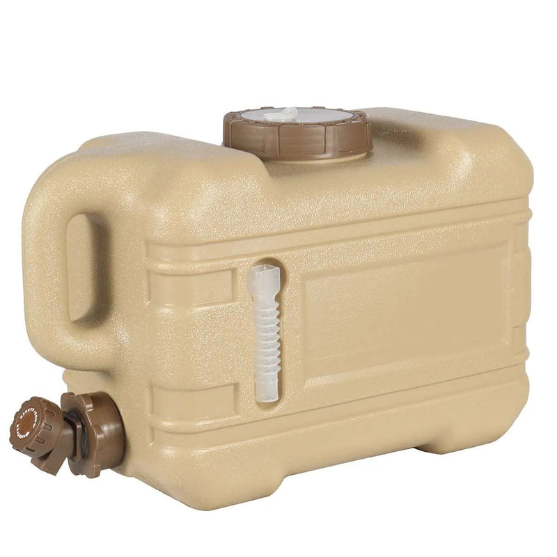 Load image into Gallery viewer, Portable Camping Water Container with Spigot and Wheels
