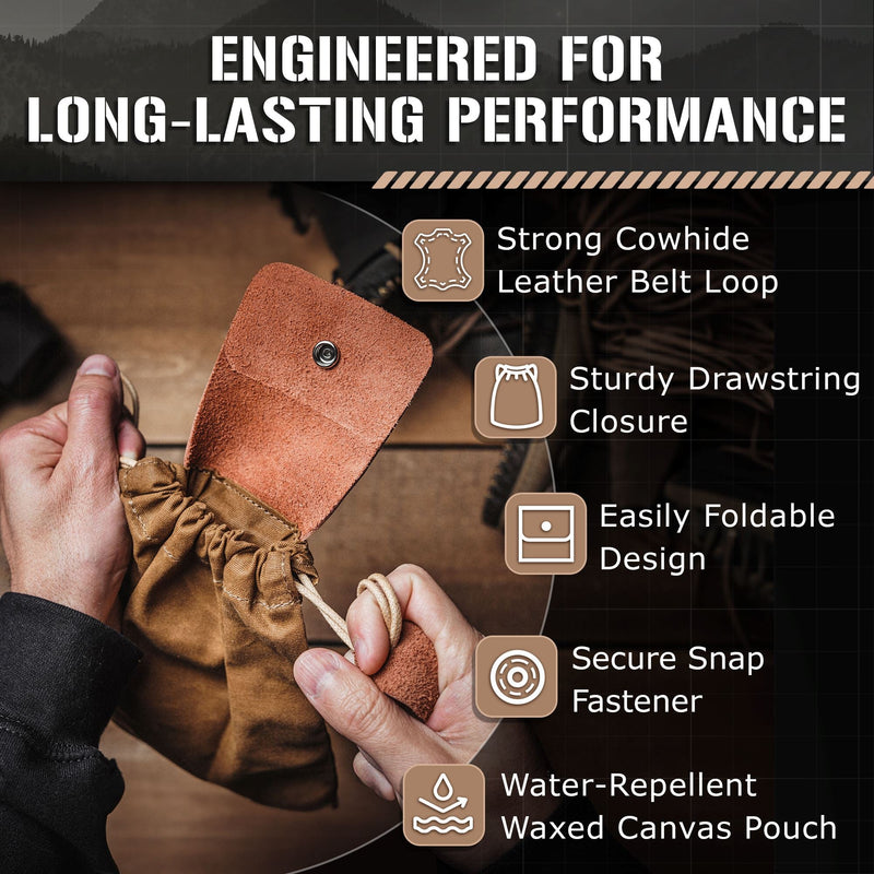 Load image into Gallery viewer, Waxed Canvas Foraging Pouch

