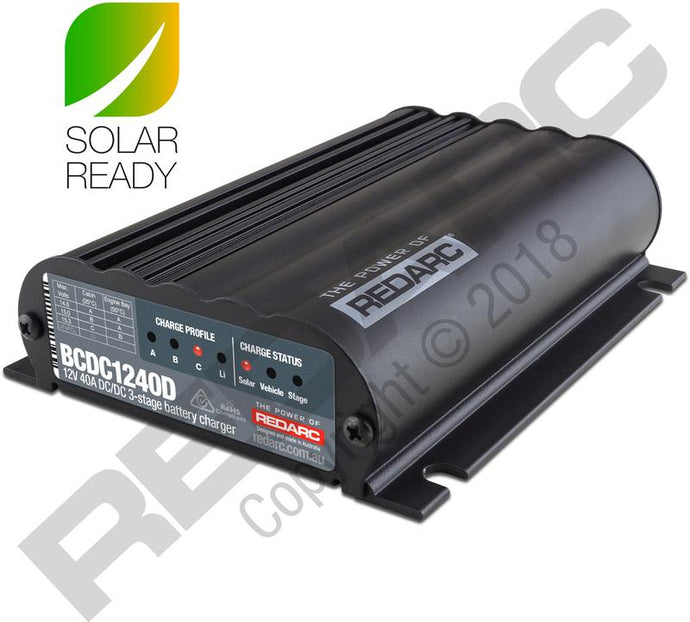 REDARC Dual Input 40A In-Vehical DC Battery Charger