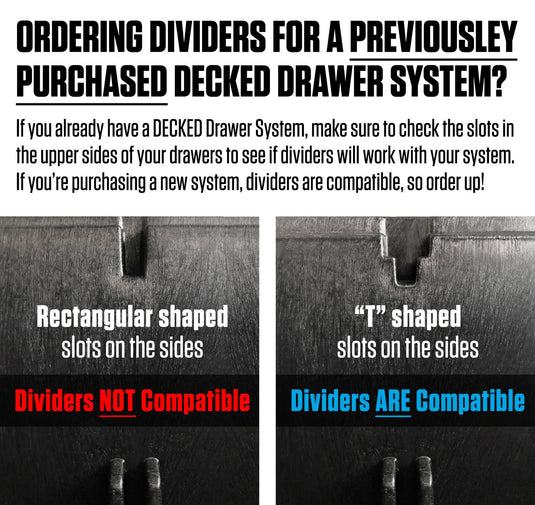 DECKED Drawer Dividers
