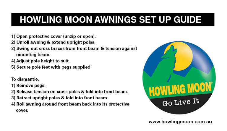Load image into Gallery viewer, Howling Moon Alu-Awn
