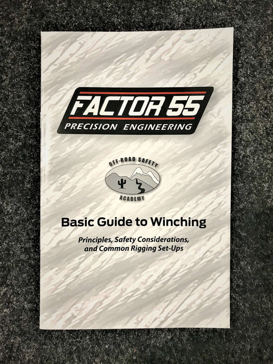 Factor 55 Basic Guide To Winching Manual