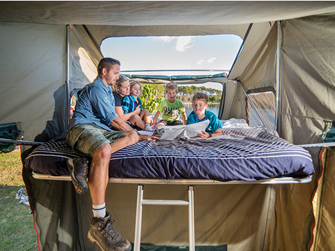 Load image into Gallery viewer, Howling Moon XT Deluxe Trailer Tent
