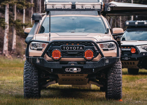 Backwoods Toyota Tacoma (2016+) Hi-Lite Overland Front Bumper - Bull Bar