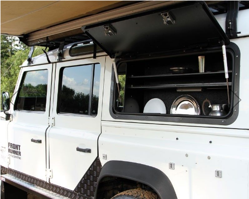 Load image into Gallery viewer, Front Runner Land Rover Defender (1983-2016) Gullwing Window / Aluminium
