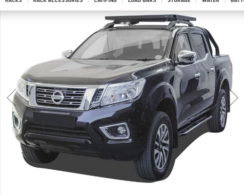 Nissan Navara (2014-Current) Slimline II Roof Rail Rack Kit - by Front Runner