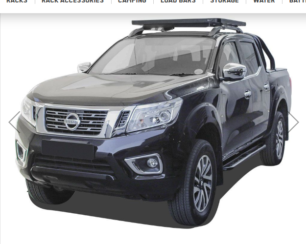 Load image into Gallery viewer, Nissan Navara (2014-Current) Slimline II Roof Rail Rack Kit - by Front Runner
