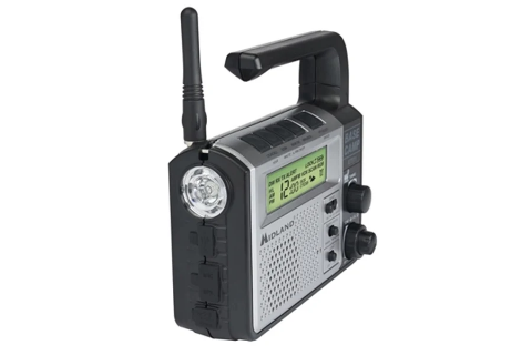 Load image into Gallery viewer, Midland GMRS Base Camp Emergency Crank Radio EXTENDED LEAD TIME
