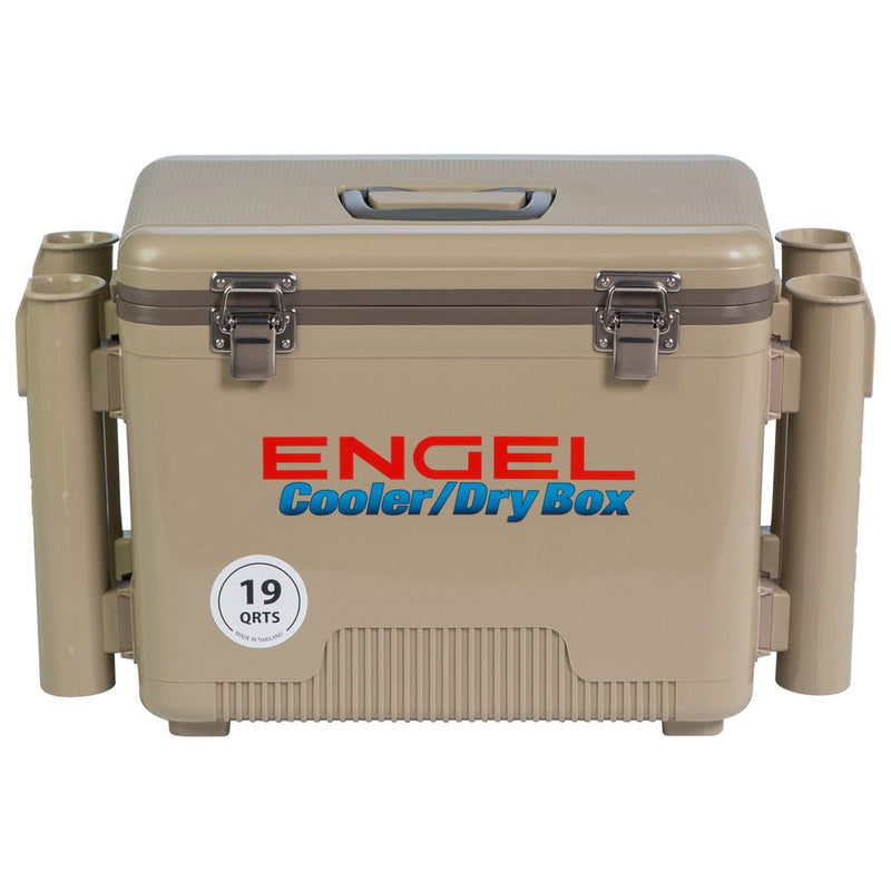 Load image into Gallery viewer, Engel 19 Quart Drybox/Cooler with Rod Holders
