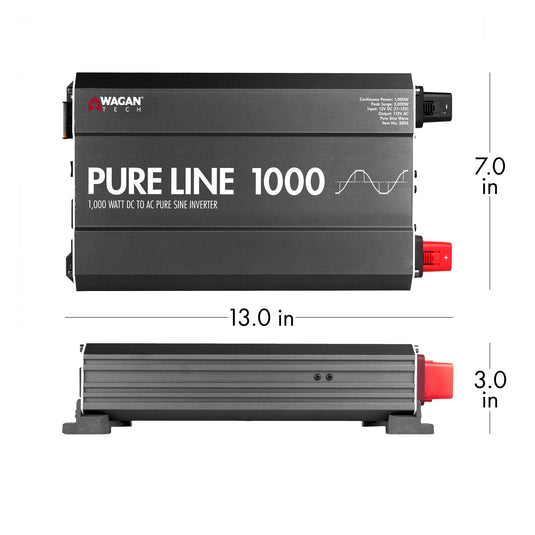 Wagan Pure Line Inverter 1000 Watt (PSW)