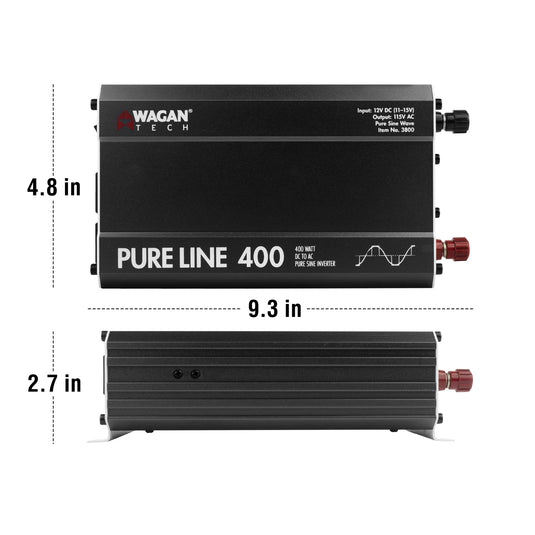 Wagan Pure Line Inverter 400 Watt (PSW)