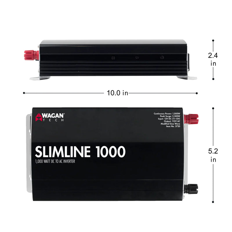 Load image into Gallery viewer, Wagan SlimLine AC Inverter 1000 Watt (MSW)
