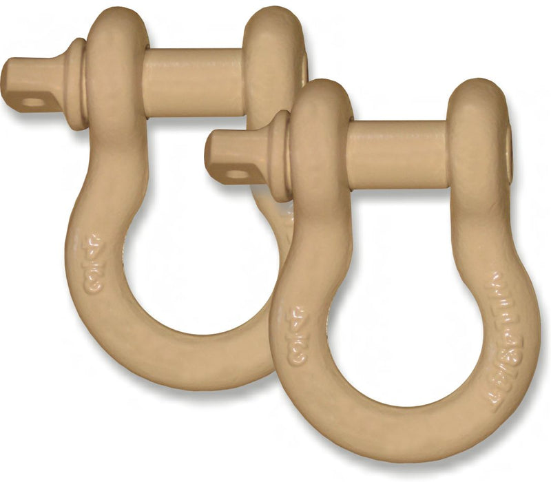 Load image into Gallery viewer, 3/4&quot; Mega- Duty D-Ring Shackles (Pair)
